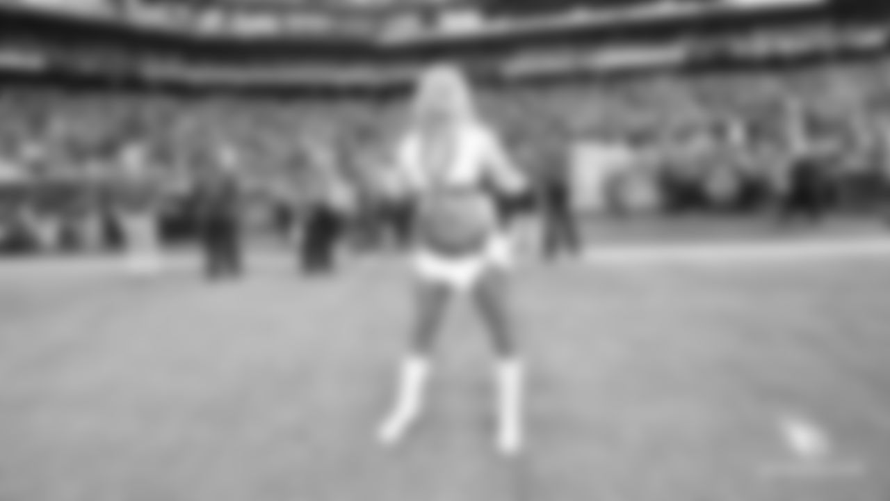 Images of Cardinals cheerleader Shasta from the 2018 season