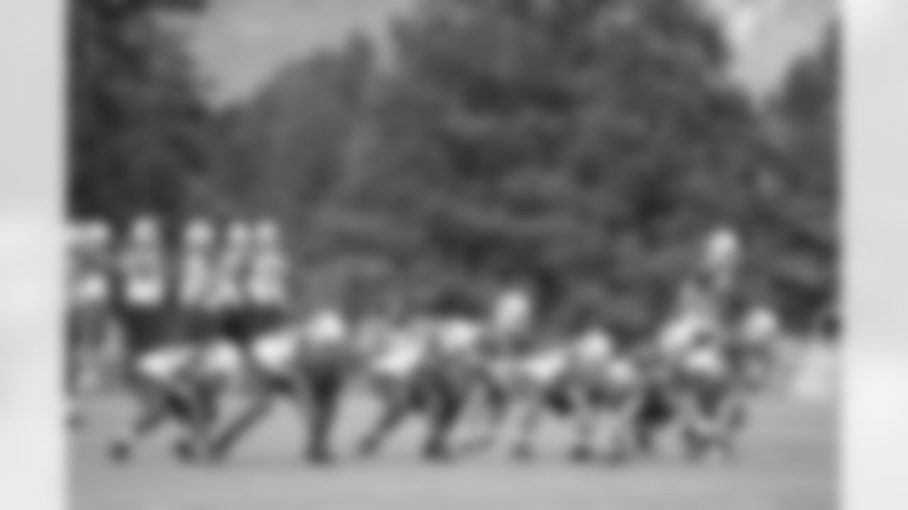 At the line