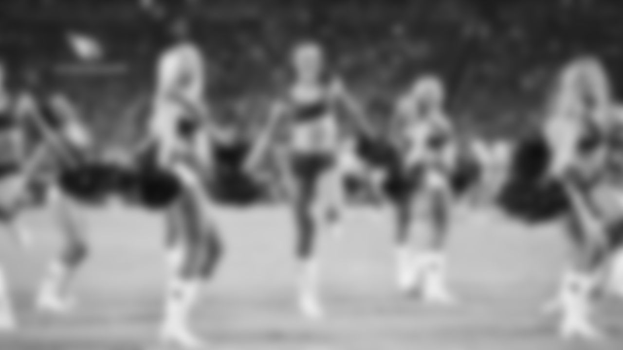 Images of Cardinals cheerleader Melanie from the 2018 season