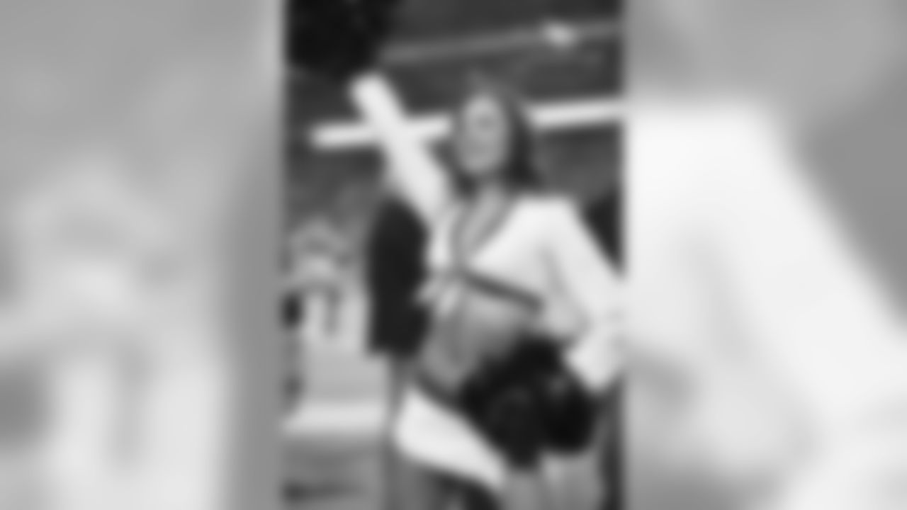 Images of Cardinals cheerleader Brittni during the 2018 season