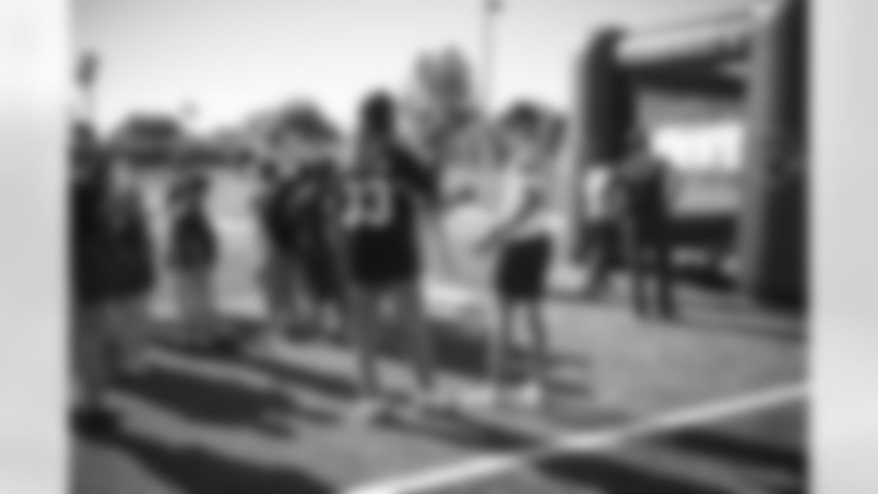 The Arizona Cardinals and State Farm host a Youth Football Camp for elementary students at Marcos De Niza High School on Tuesday, November 15, 2022 in Tempe, AZ.