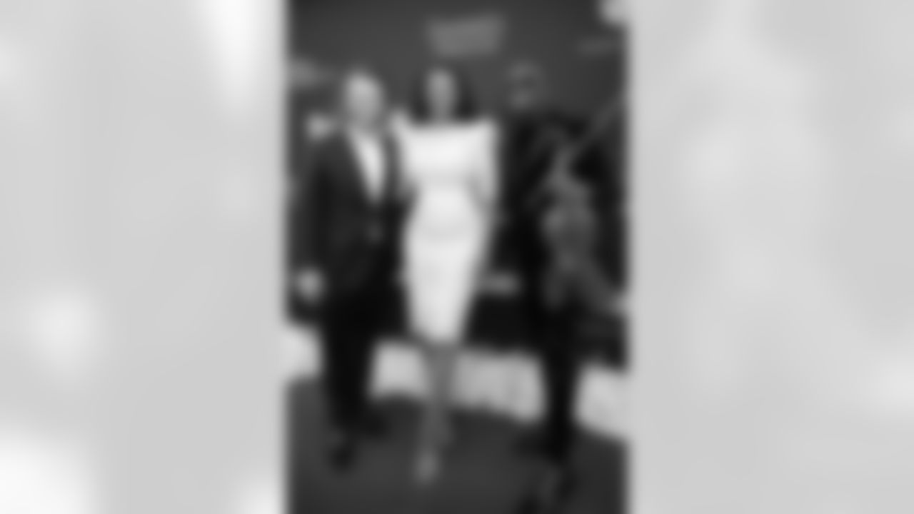 Rmax Goodwin, Danielle Frost and John Uzodinma II at the Fitz's Supper Club event at Dominick's Steakhouse on May 8, 2023.
