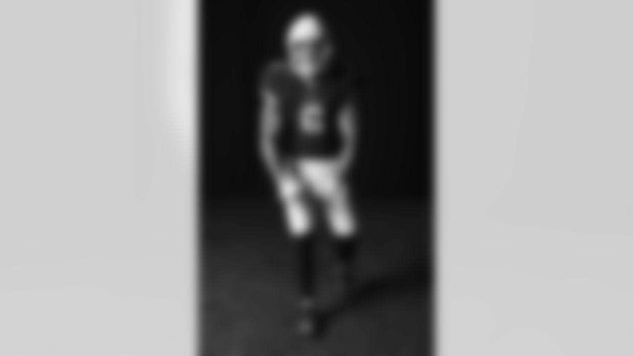 Arizona Cardinals running back James Conner (6) poses for a photo during Cardinals Media Day on Monday, June 13, 2022 in Tempe, AZ.