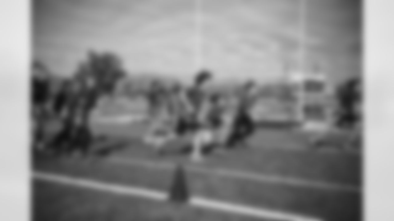 The Arizona Cardinals and State Farm host a Youth Football Camp for elementary students at Mountain Pointe High School on Tuesday, December 6, 2022 in Tempe, AZ.