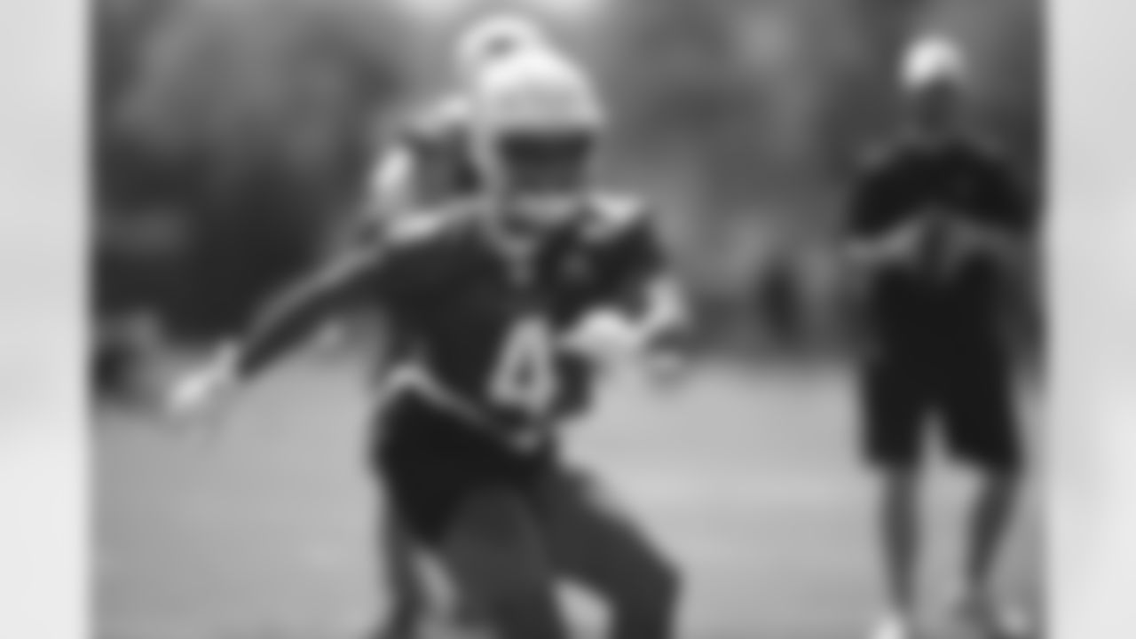Arizona Cardinals wide receiver Rondale Moore (4) practices during Week 3 of the OTA offseason program on Thursday, June 9, 2022 in Tempe, AZ.