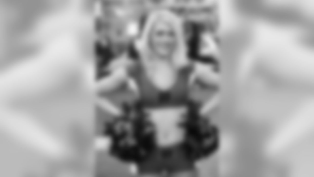Images of Cardinals cheerleader Shasta from the 2018 season