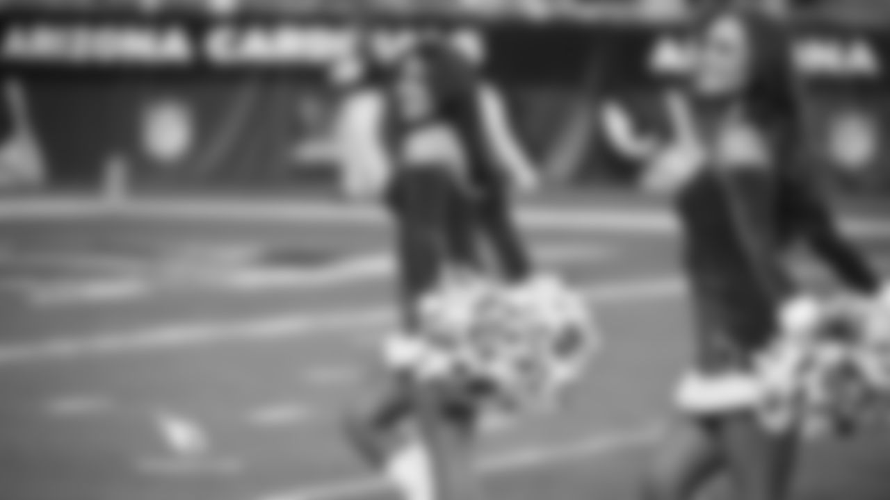 Images of the Cardinals cheerleaders during the Week 16 matchup at State Farm Stadium