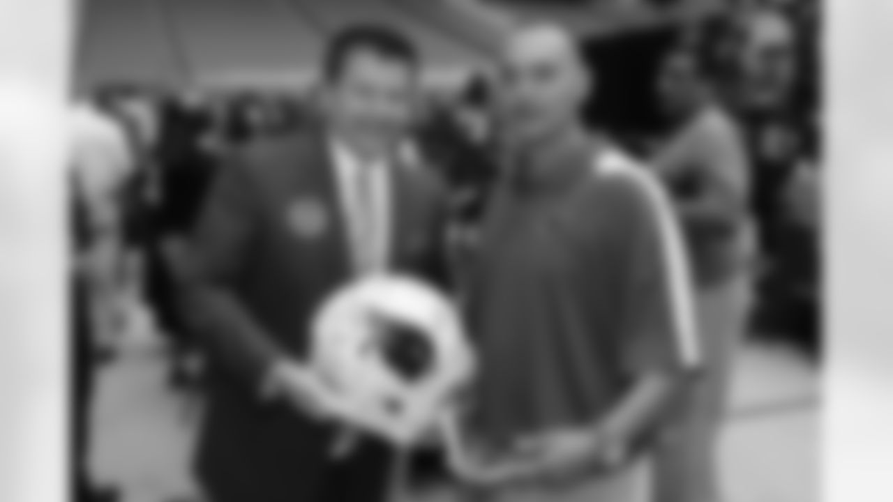 Mr. Bidwill and a fan