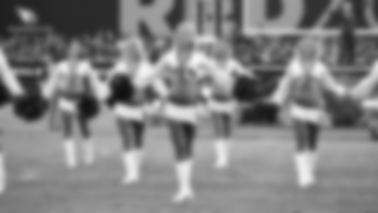 Images of Cardinals cheerleader Darby during the 2018 season