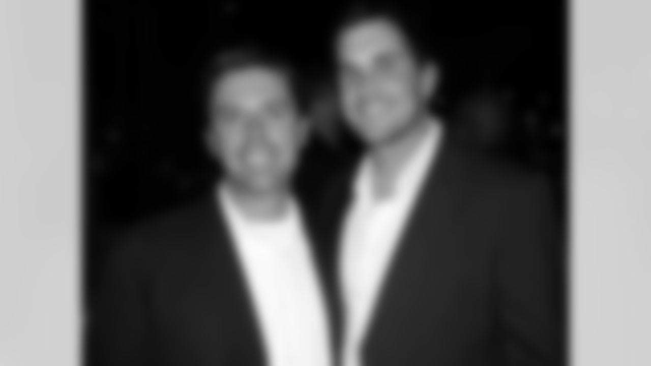 VP of Media Relations Mark Dalton and Matt Leinart