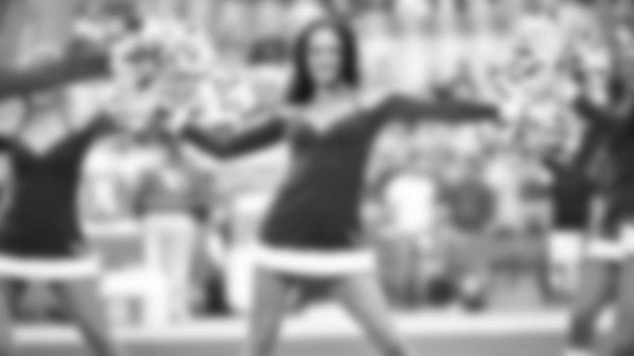 Images of Cardinals cheerleader Shae from the 2018 season