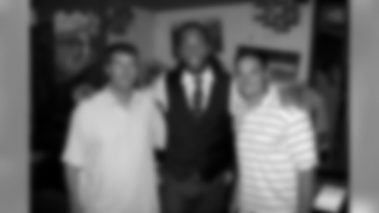 QB coach John McNulty, Larry Fitzgerald, Jay Feely