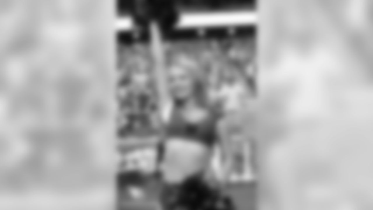 Images of the Cardinals cheerleaders during the Week 3 matchup against Chicago