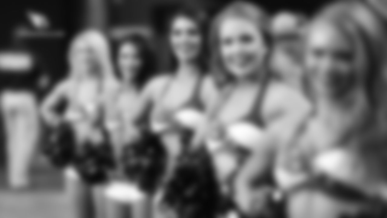 Images of Cardinals cheerleader Nikki S. during the 2018 season