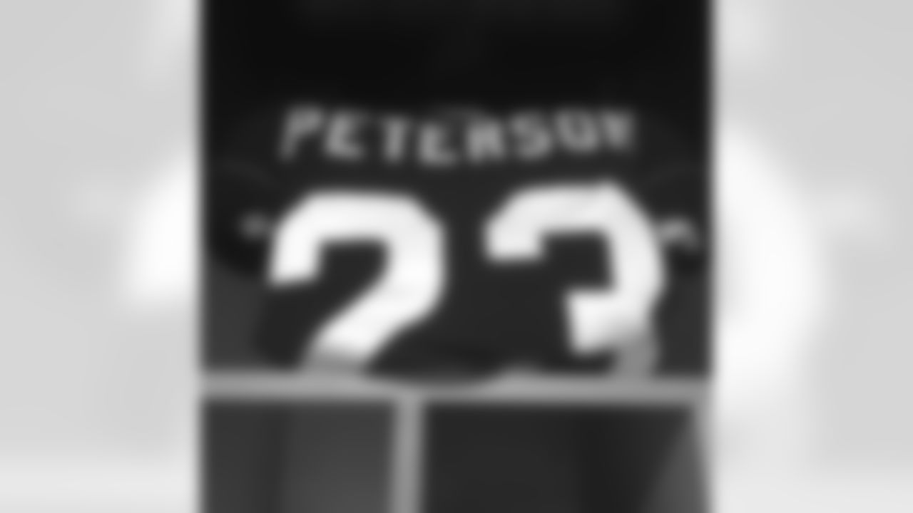 RB Adrian Peterson's jersey