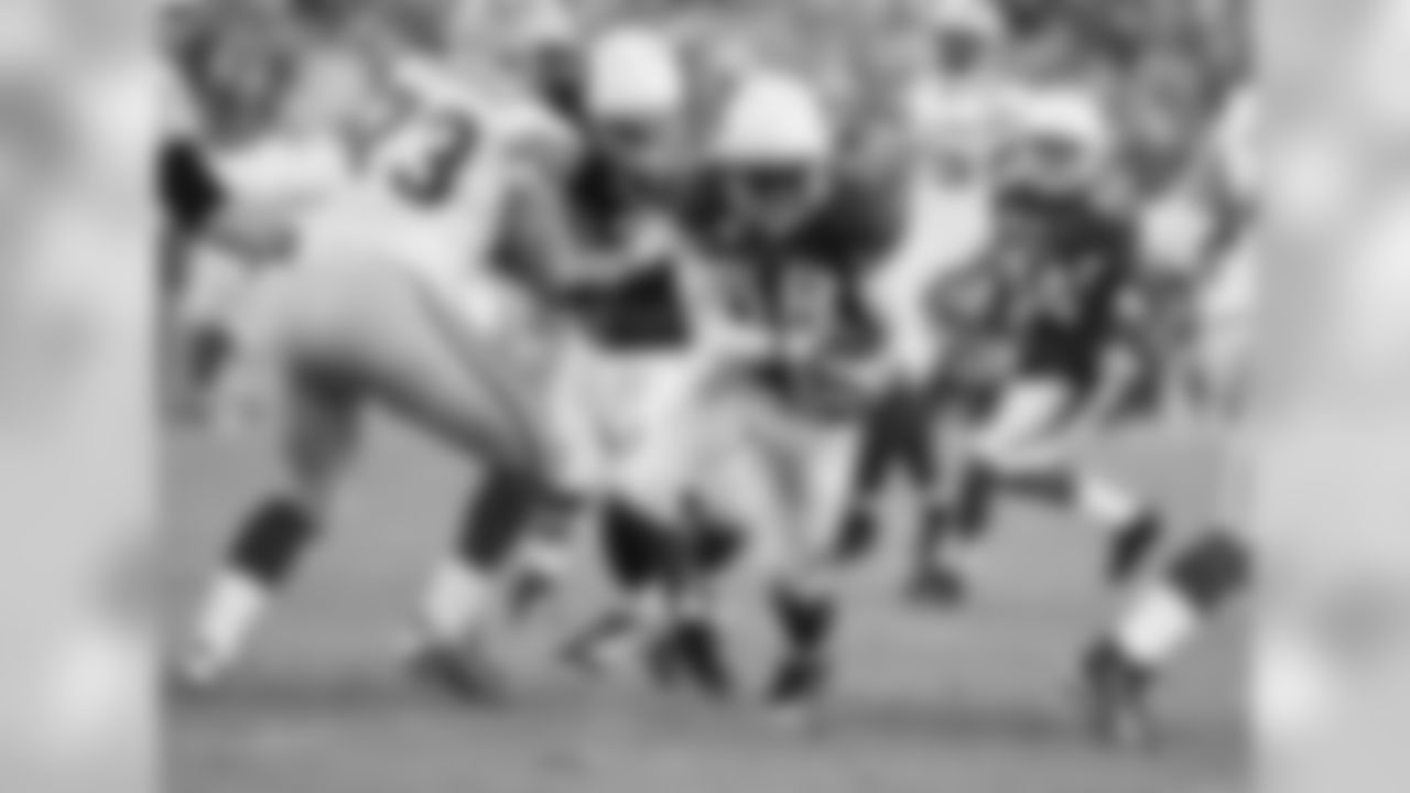 LB Karlos Dansby scoops up the fumble