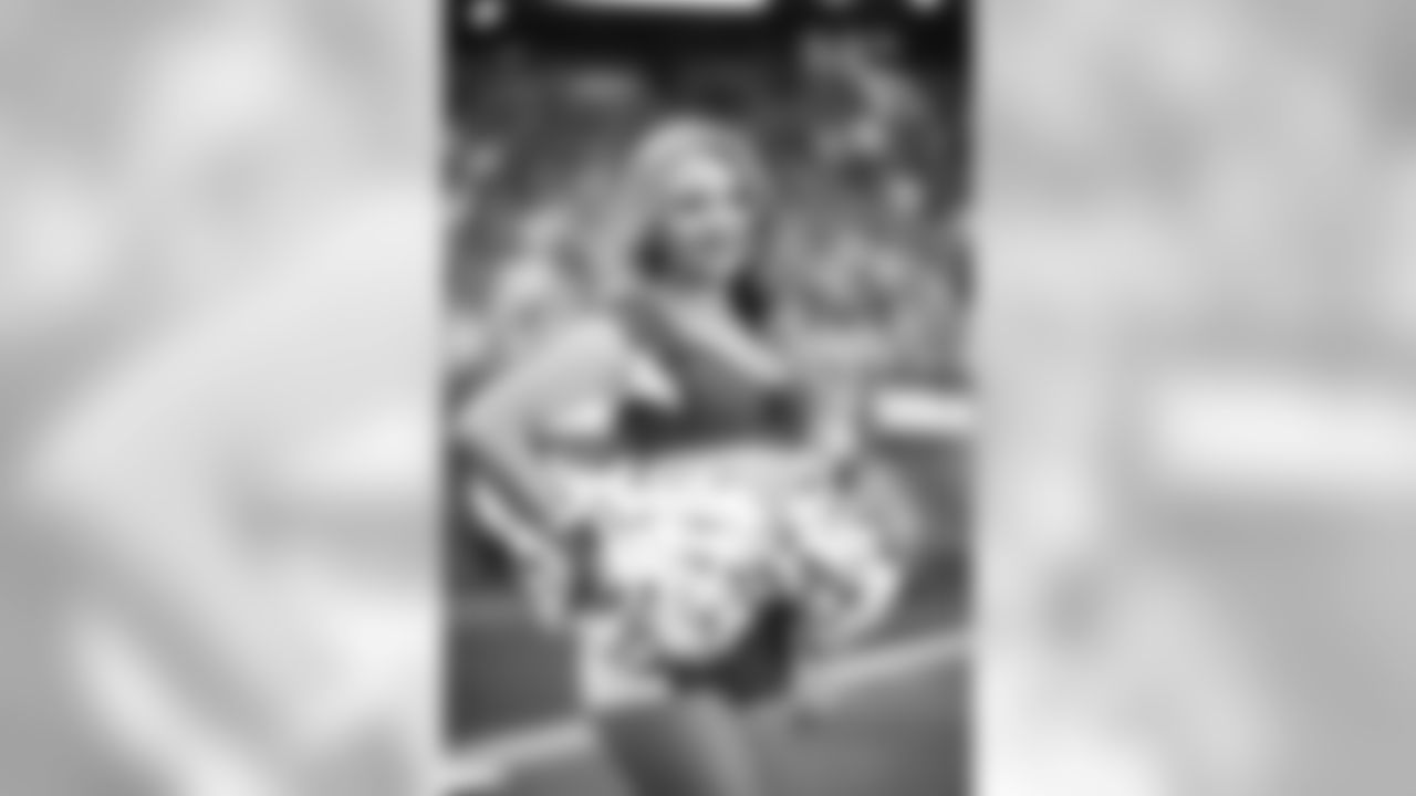 Images of Cardinals cheerleader Danielle from the 2019 season