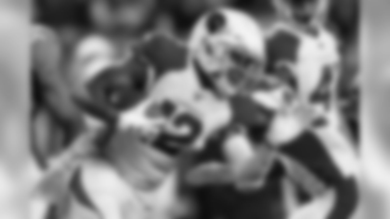 Arizona Cardinals wide receiver Pharoh Cooper runs after the catch against the Denver Broncos.