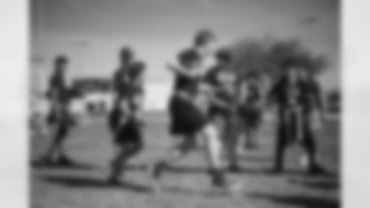The Arizona Cardinals host a youth football camp at Highland Junior High School on Wednesday, March 8, 2023 in Mesa, AZ.