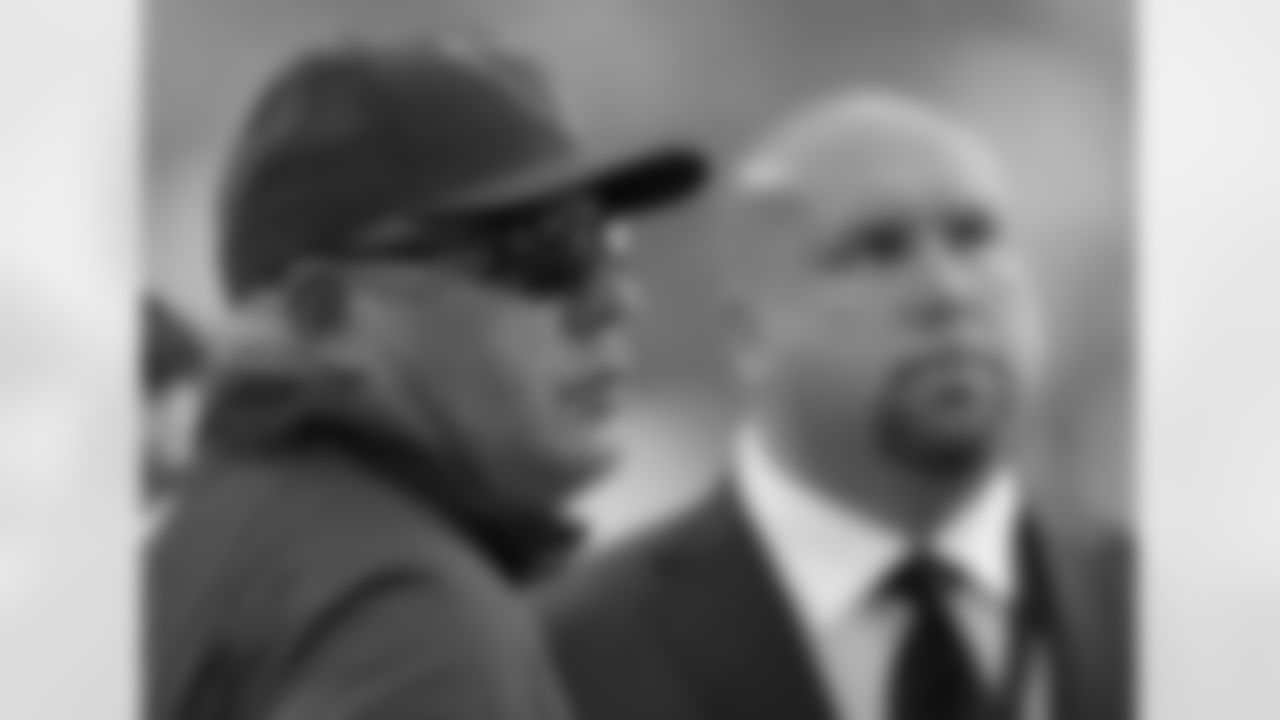 Coach Steve Keim and General Manager Steve Keim before the game.