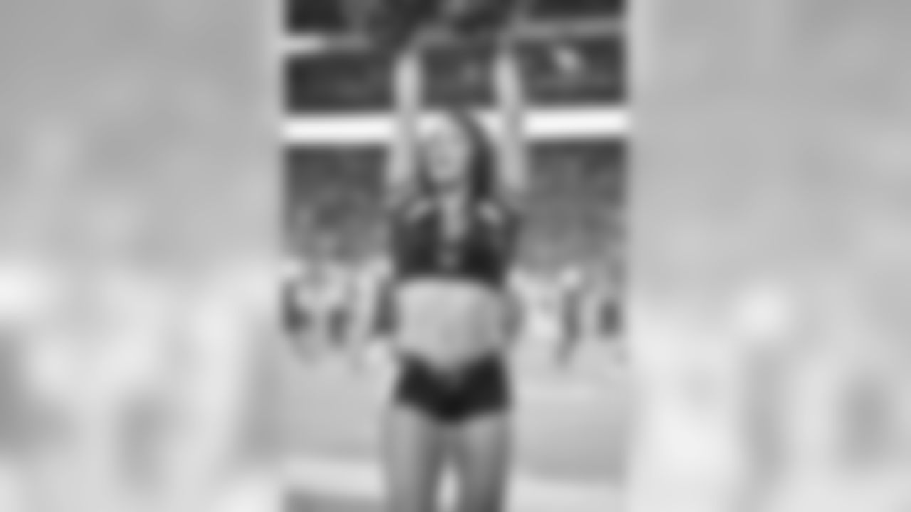 Images of Cardinals cheerleader Nikki S. during the 2018 season
