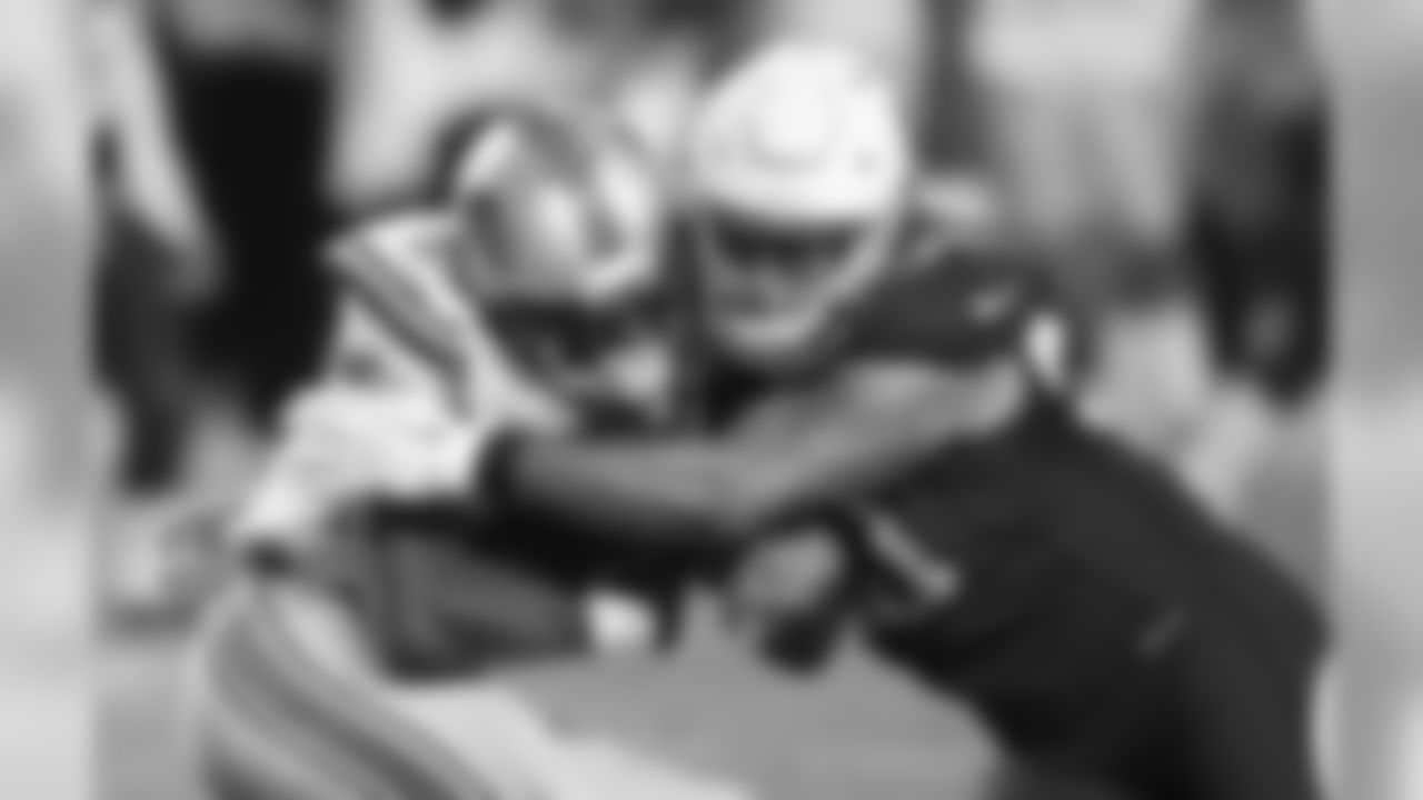 2014: Lions RB Theo Riddick is tackled by Cardinals LB Larry Foote