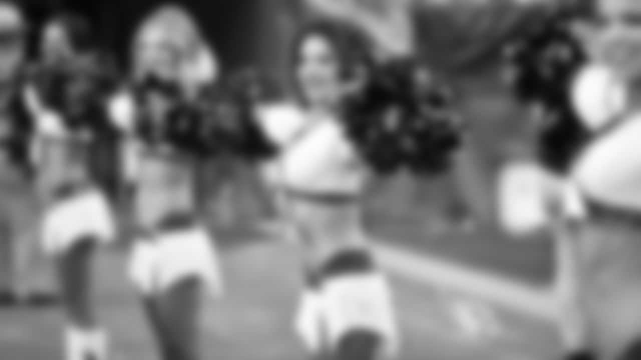 Images of Cardinals cheerleader Alexis during the 2019 season