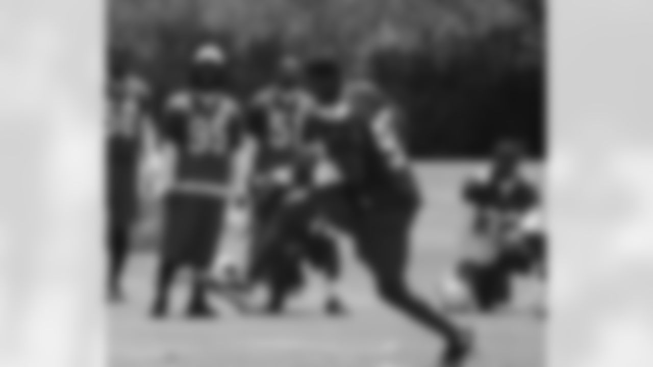 Defensive end Calais Campbell easily makes his catch