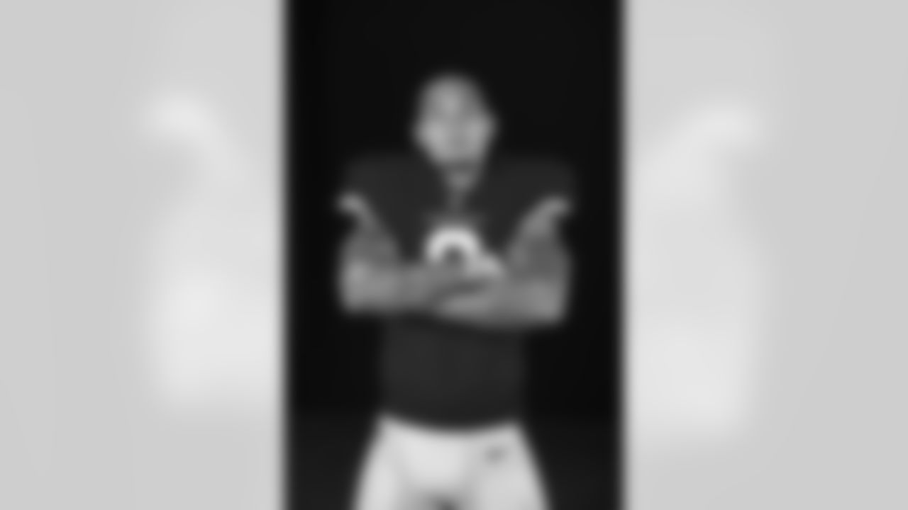 Arizona Cardinals running back James Conner (6) poses for a photo during Cardinals Media Day on Monday, June 13, 2022 in Tempe, AZ.