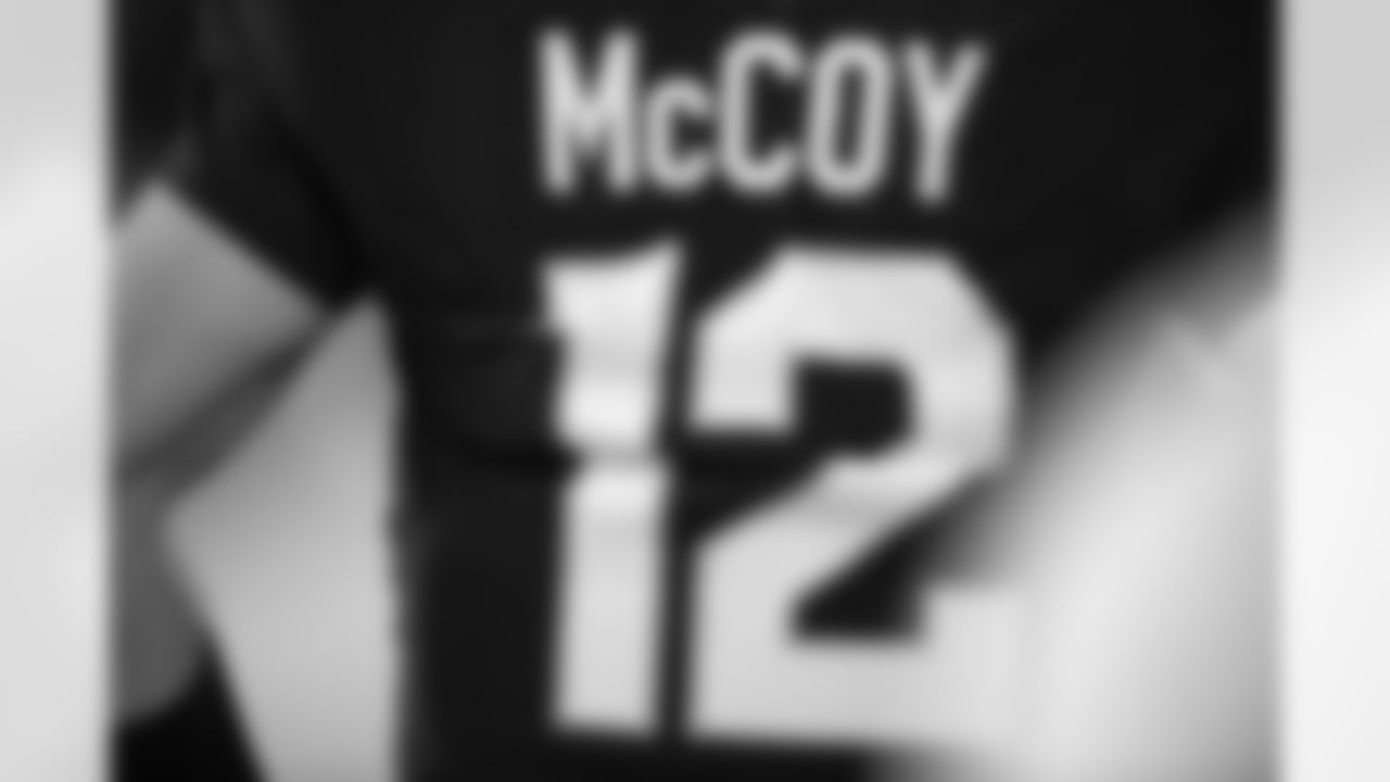 Arizona Cardinals quarterback Colt McCoy (12) during the 2023 preseason game between the Arizona Cardinals and the Kansas City Chiefs on Saturday, Aug 19, 2023 in Glendale, AZ.