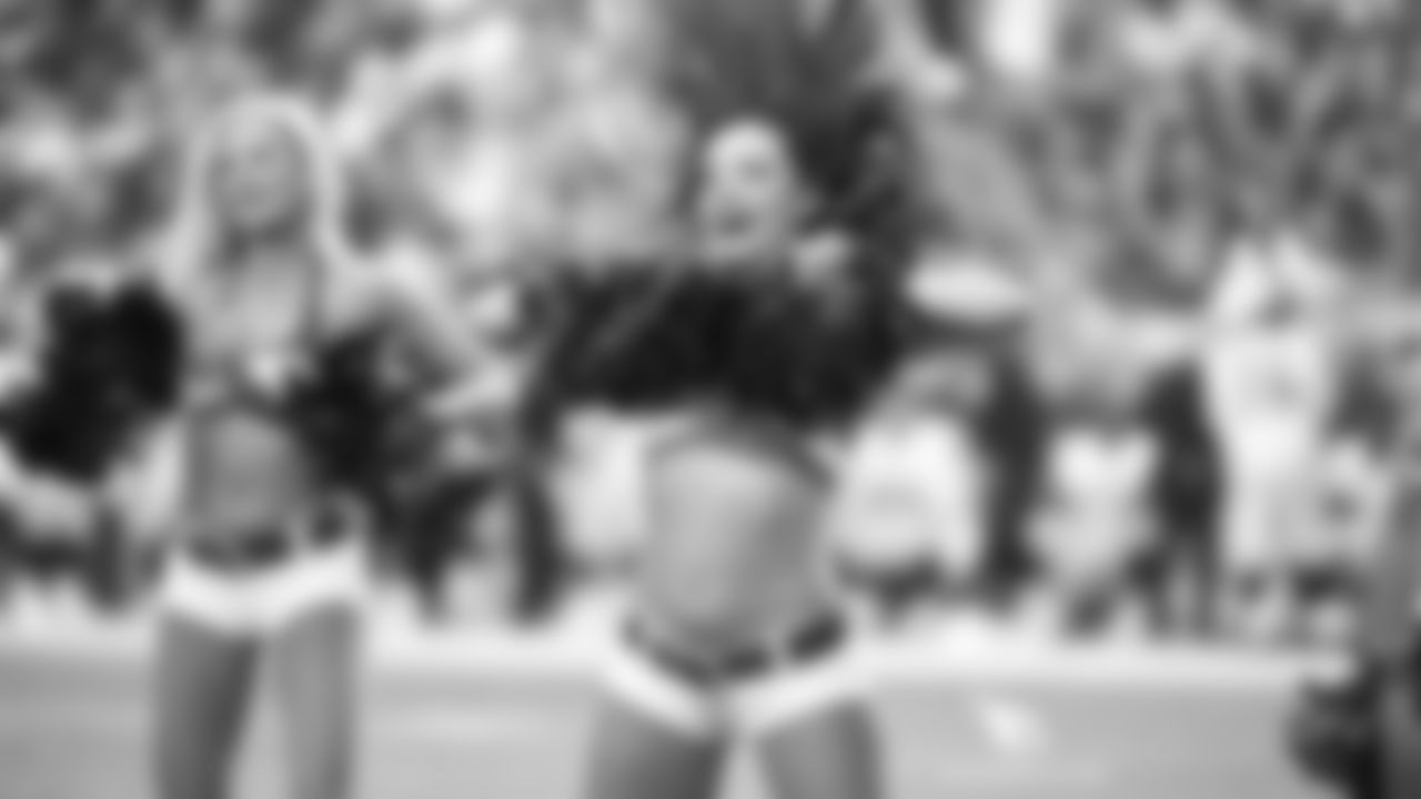 Images of Cardinals cheerleader Brittni during the 2018 season