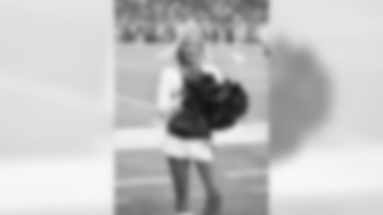Images of Cardinals cheerleader Coley from the 2018 season