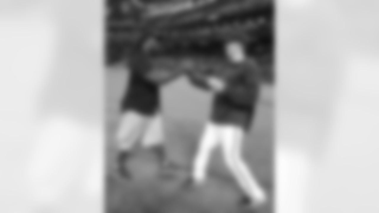 Cooper and "catcher" Patrick Corbin of the D-Backs