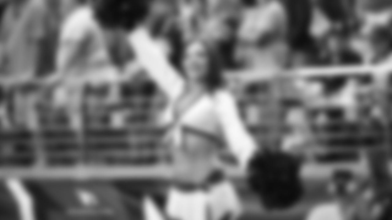 Images of Cardinals cheerleader Brittni during the 2018 season