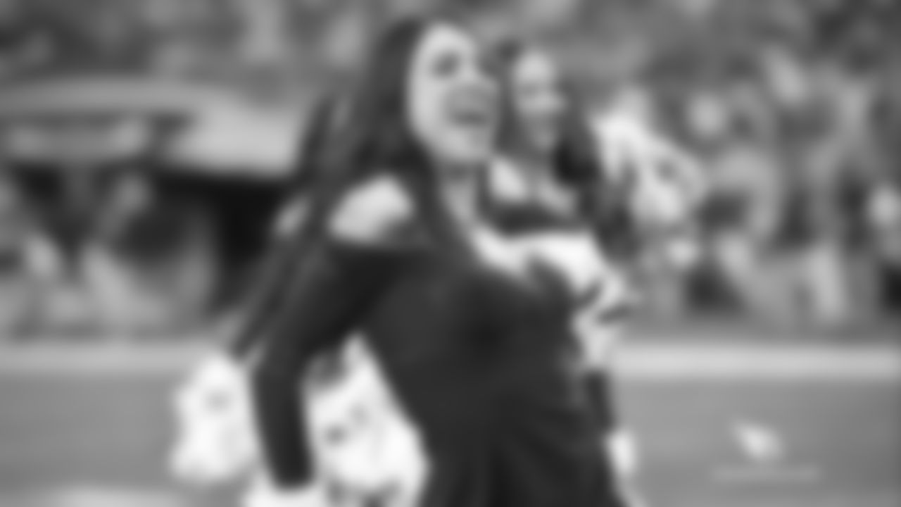 Images of Cardinals cheerleader Angelica from the 2018 season