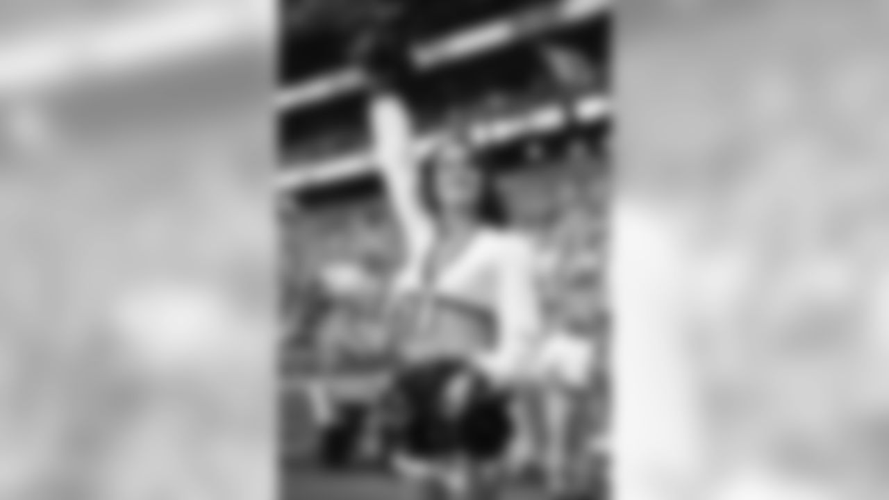 Images of Cardinals cheerleader Shae during the 2019 season
