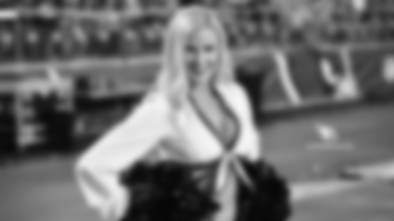 Images of Cardinals cheerleader Coley from the 2018 season