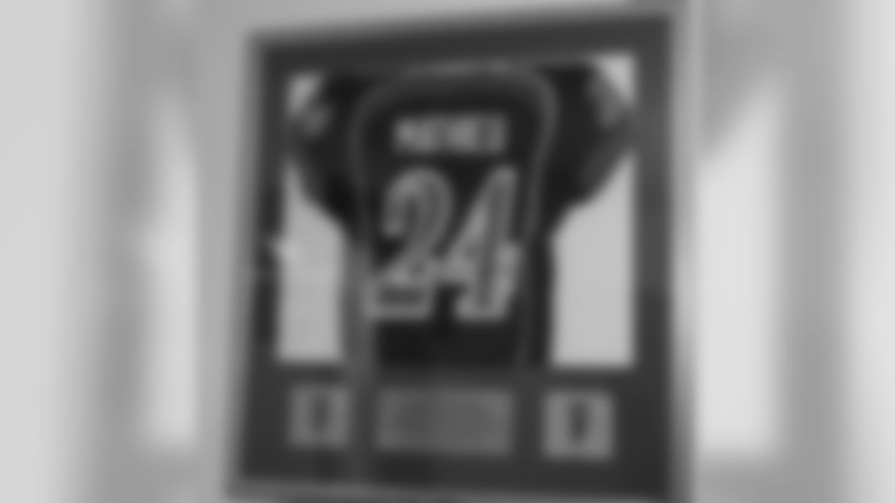 Mathieu's high school jersey