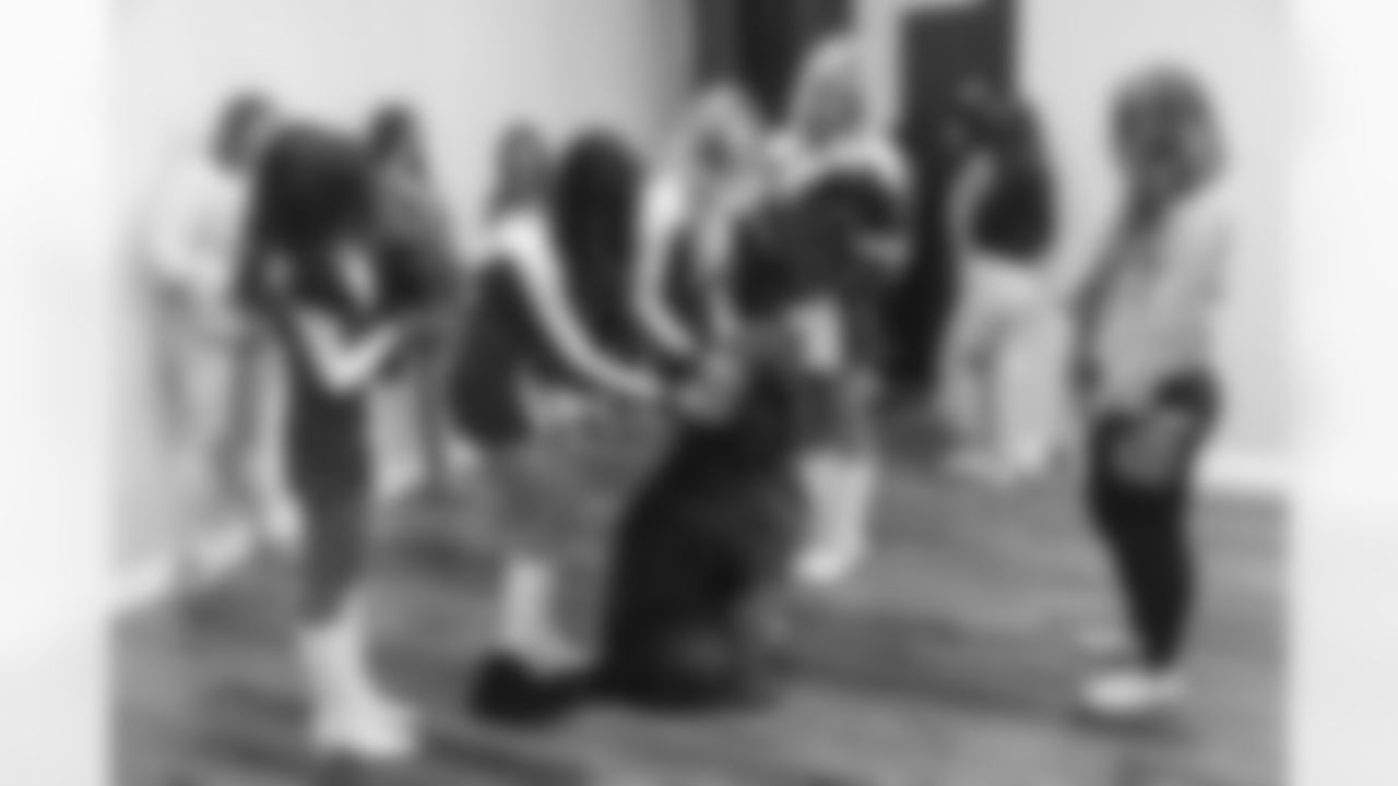 The Arizona Cardinals Cheerleaders deliver food to Elevate Yoga & Wellness as part of Women's History Month on Sunday, March 5, 2023 in Phoenix, AZ.