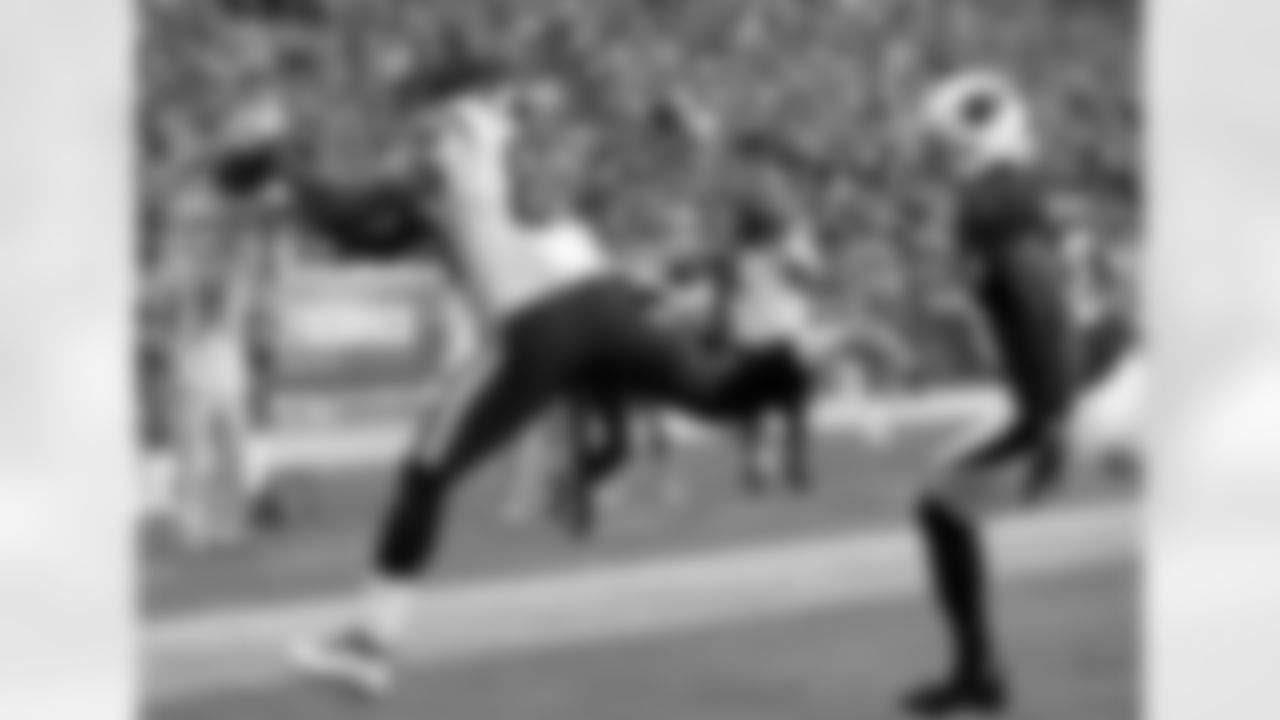 Houston WR Andre Johnson catches a touchdown pass.