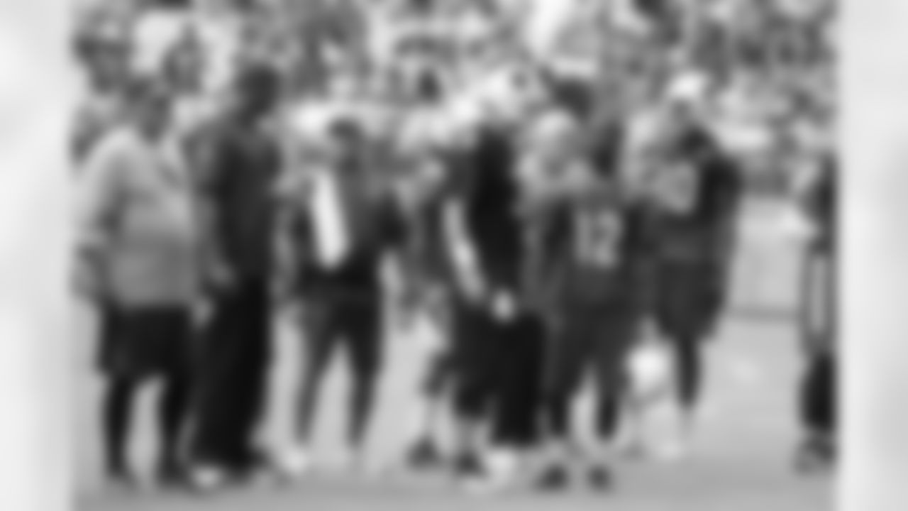 QB Carson Palmer (left) and WR John Brown
