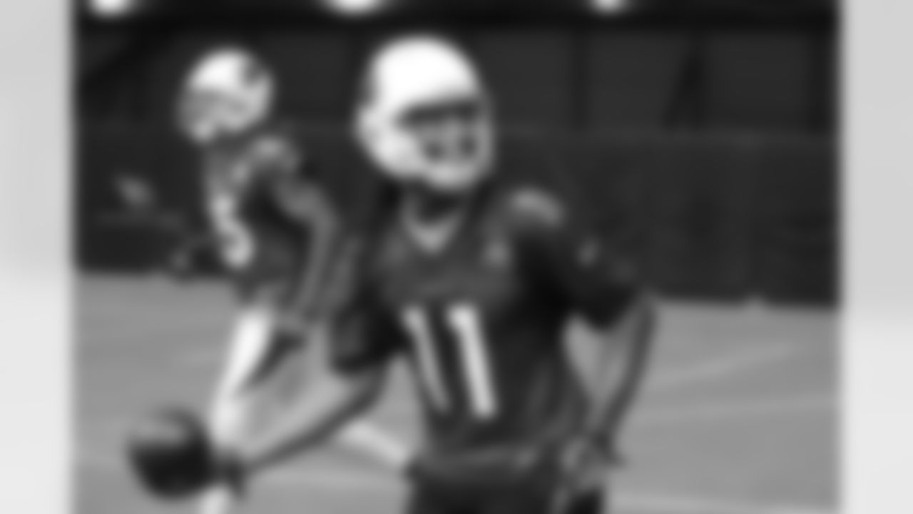 WR Larry Fitzgerald after scoring a touchdown