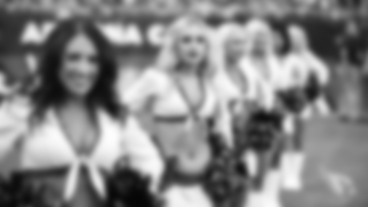 Images of Cardinals cheerleader Shelby during the 2019 season