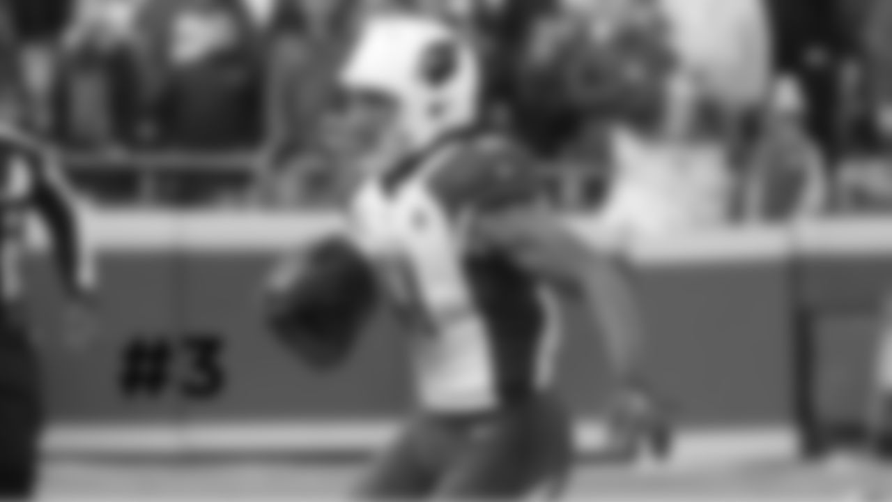 3. WR Larry Fitzgerald catches a pass which makes him second all-time in NFL receiving yards