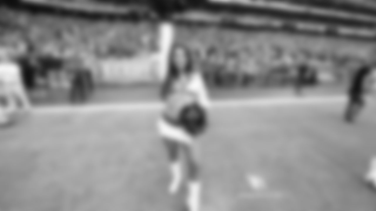 Images of Cardinals cheerleader Nikki S. during the 2018 season