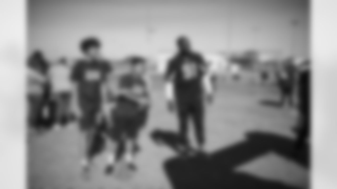 The Arizona Cardinals host a youth football camp at Highland Junior High School on Wednesday, March 8, 2023 in Mesa, AZ.