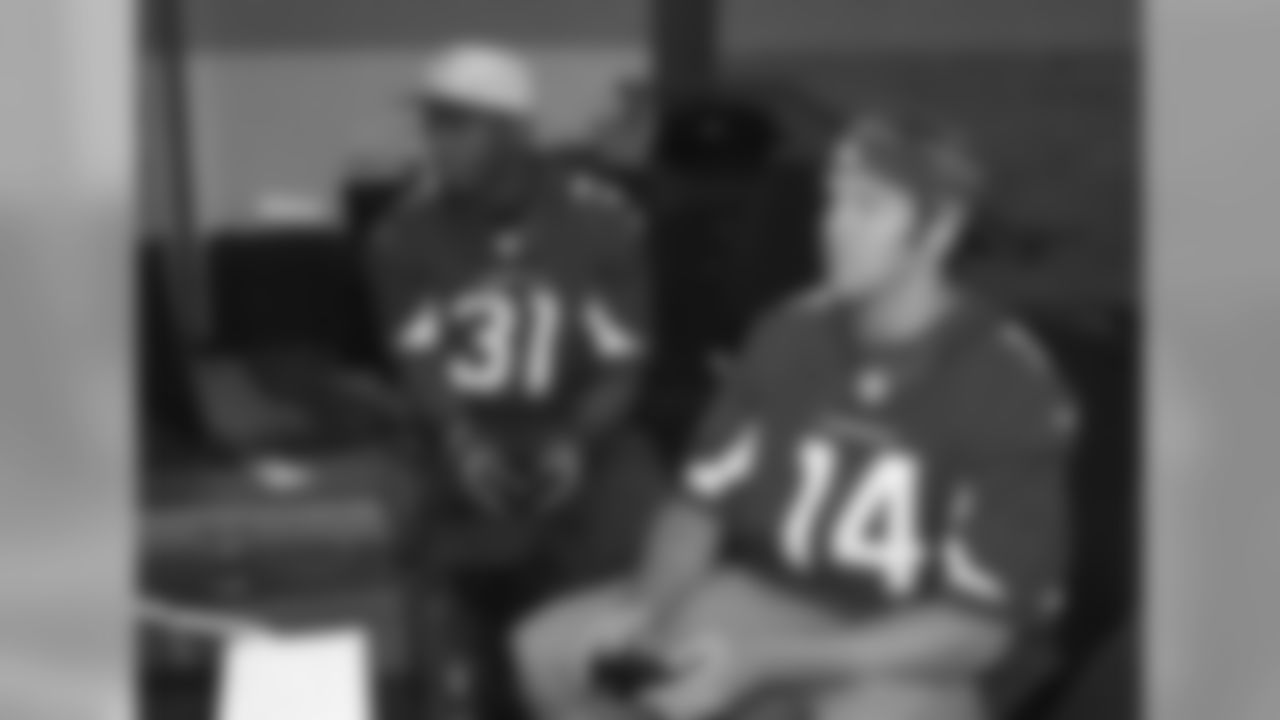 Justin Bethel and Ryan Lindley plays the game