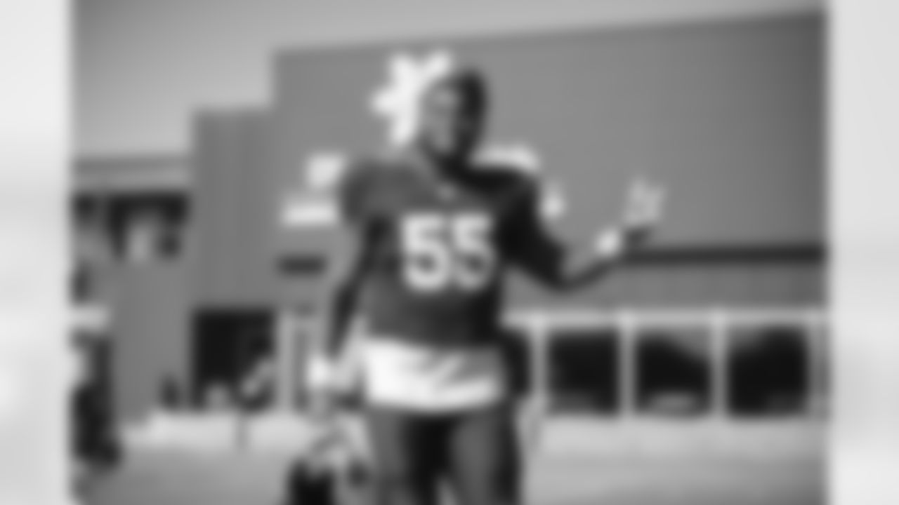 Arizona Cardinals defensive tackle Dante Stills (55) during practice at the Dignity Health Training Facility on Thursday, October 12, 2023 in Tempe, AZ.