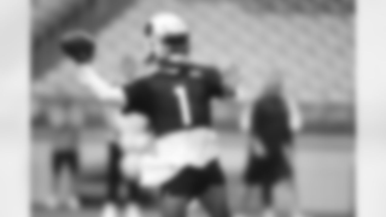 Arizona Cardinals quarterback Kyler Murray (1) during the 2022 Arizona Cardinals Training Camp at State Farm Stadium on Wednesday, July 27, 2022 in Glendale, AZ.