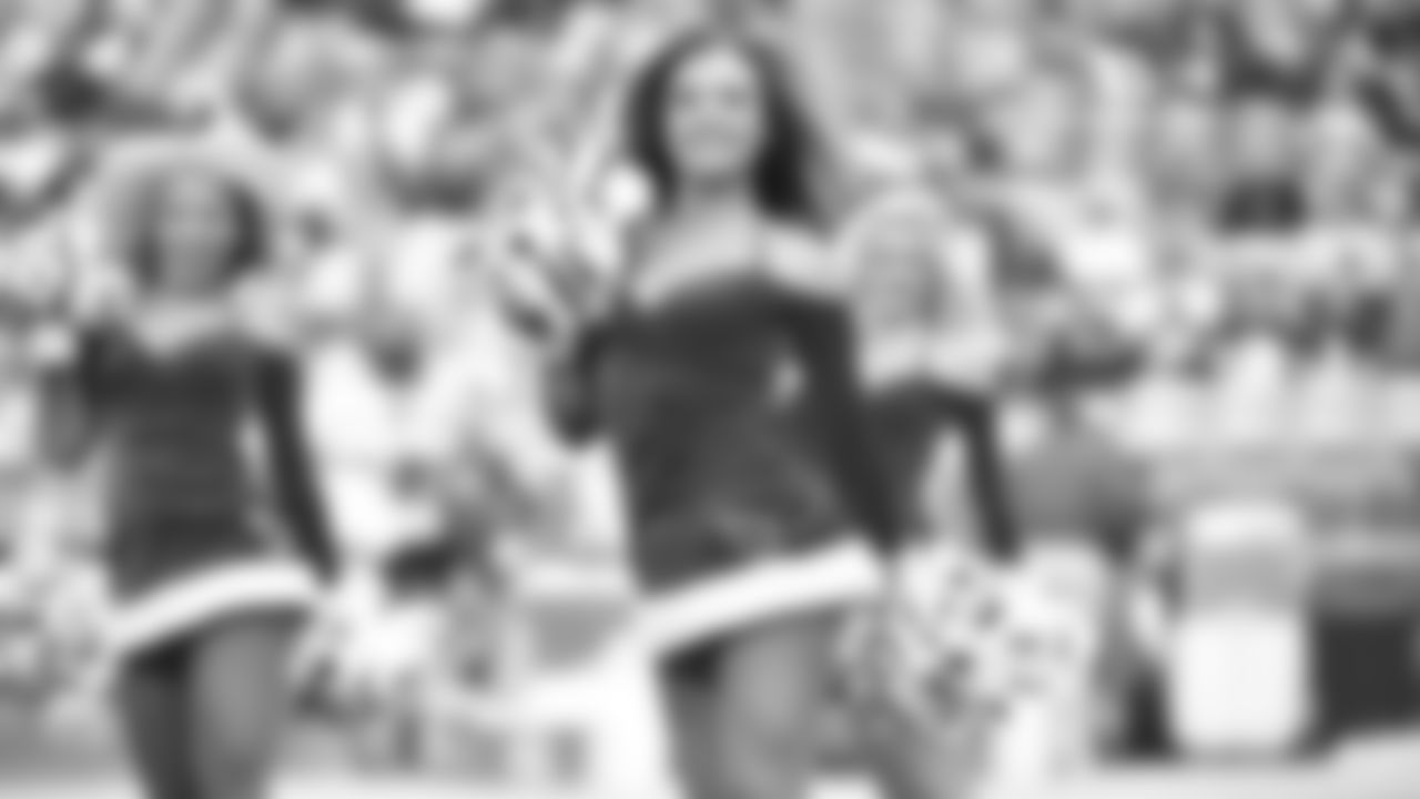 Images of Cardinals cheerleader Brittni during the 2018 season